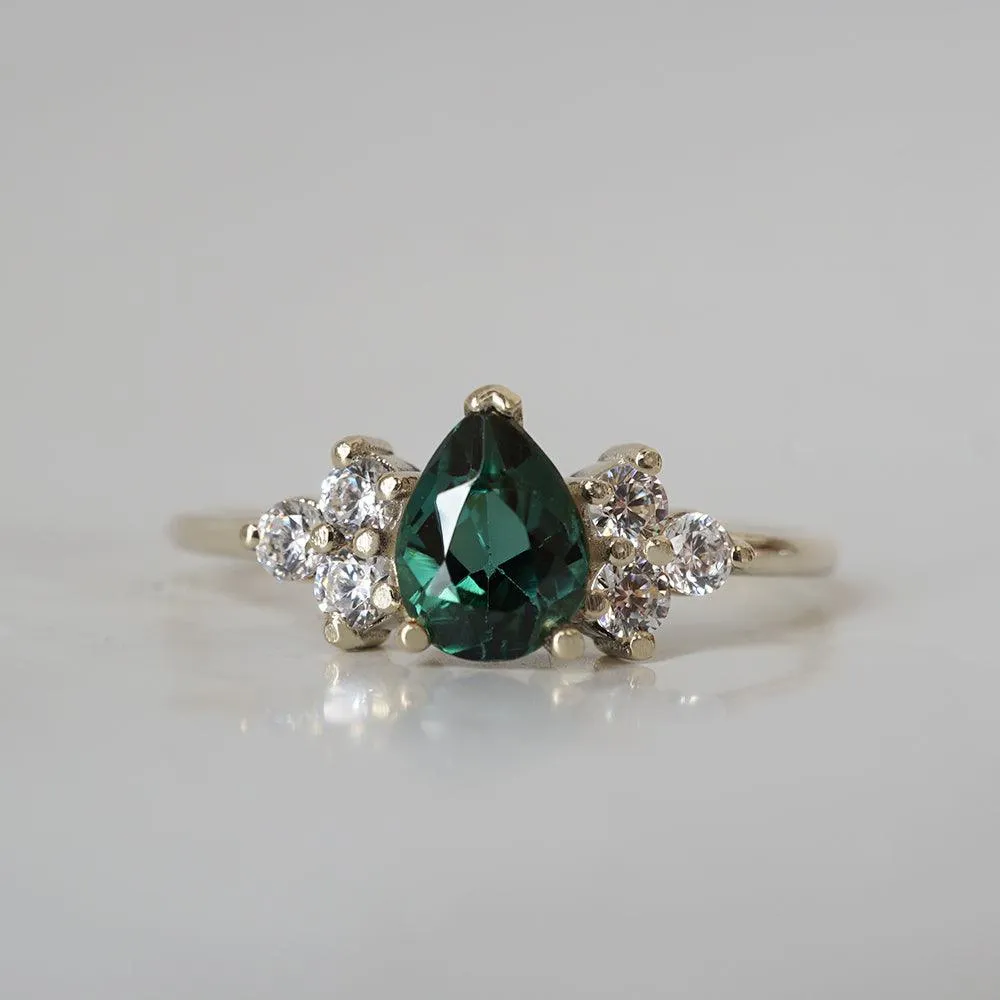 14K Forest Tourmaline Classic Ring