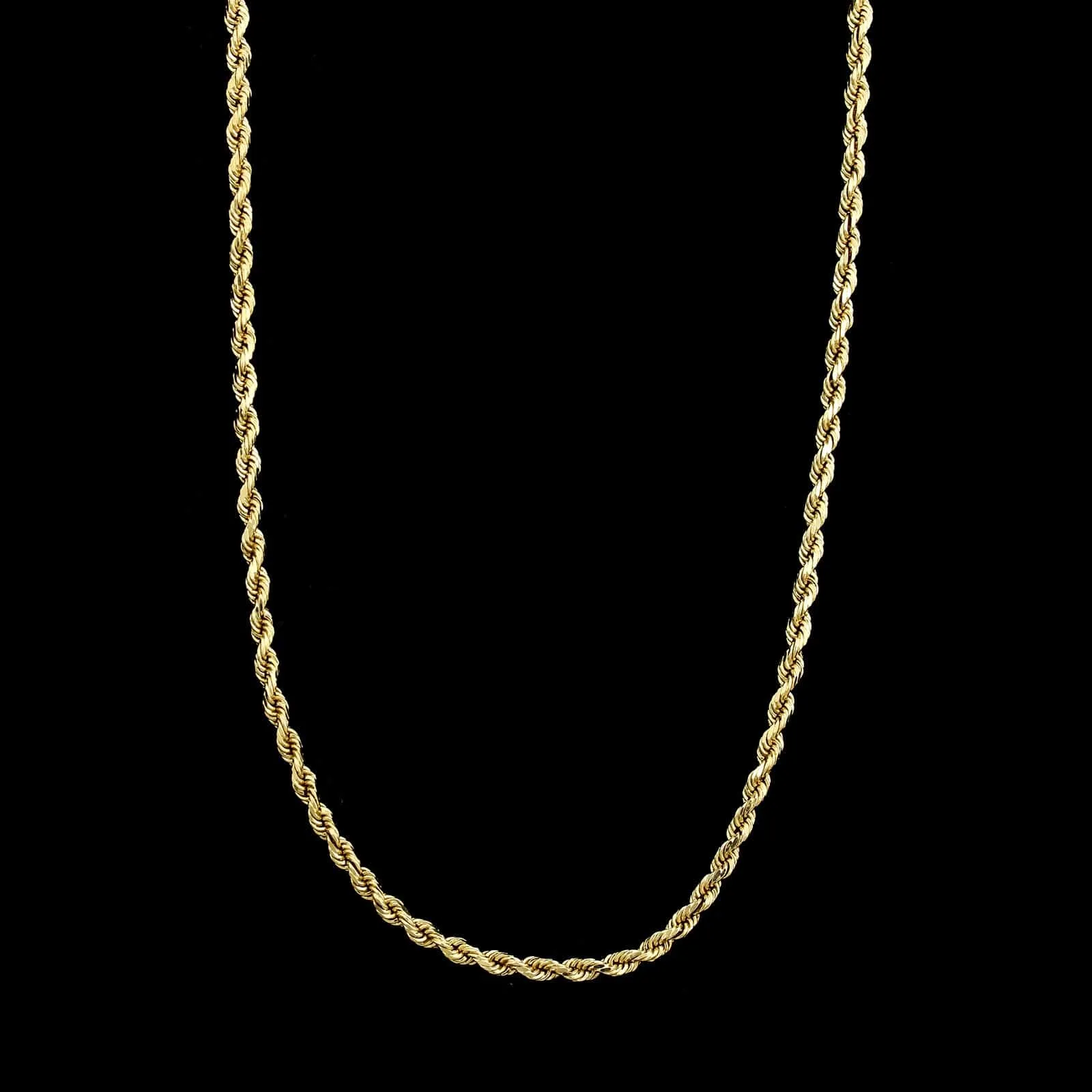 14K Yellow Gold Estate Rope Chain