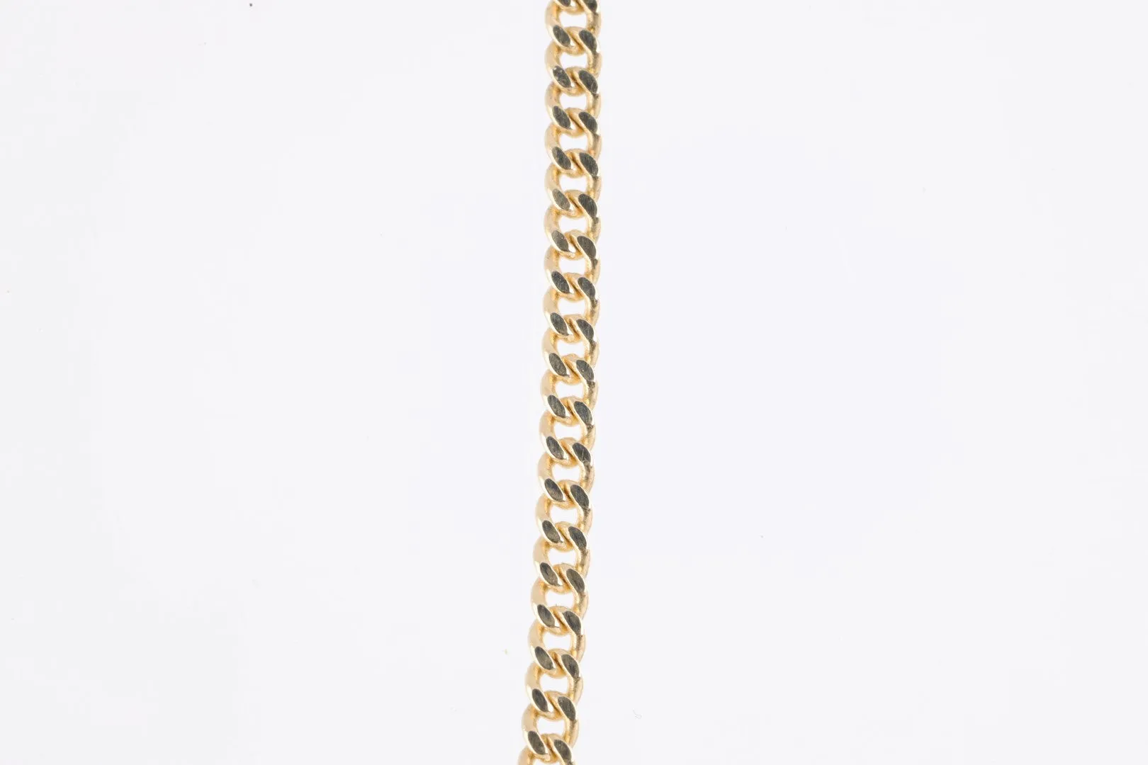 18" 14k Yellow Gold Curb Chain (6.62g.)