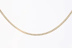 18" 14k Yellow Gold Curb Chain (6.62g.)