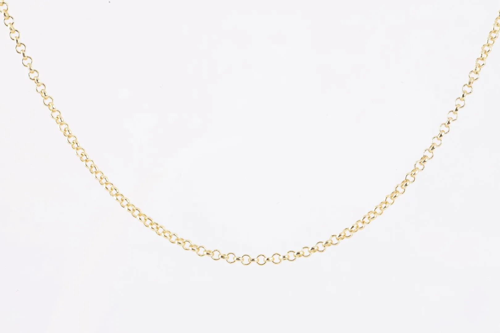 20" 14k Yellow Gold Cable Chain Necklace (7.38g.)