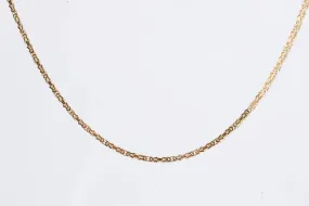 24" 14k Yellow Gold Byzantine Chain (13.82g.)