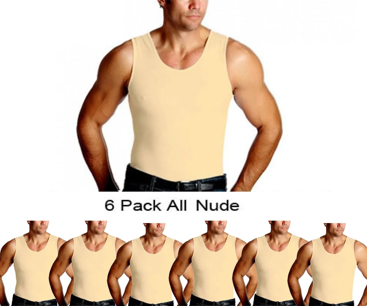 6-Pack Insta Slim Compression Muscle Tank MS0006