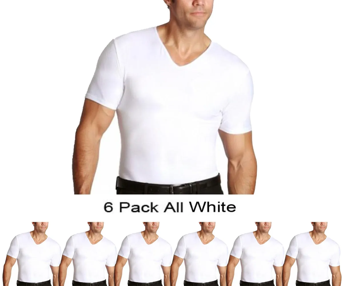 6-Pack Insta Slim Compression V-Necks VS0006