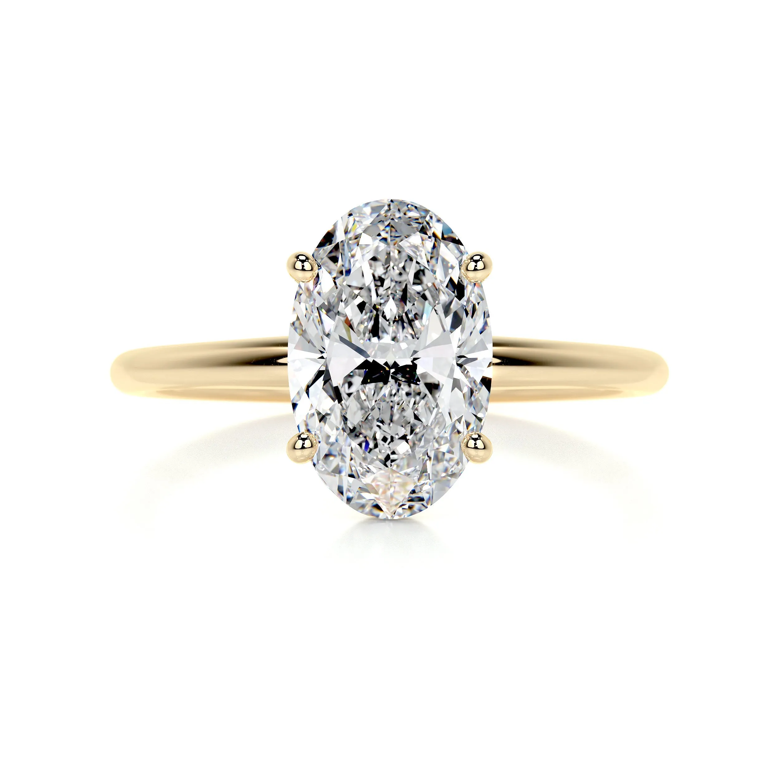 Adaline Diamond Engagement Ring   (1.5 Carat) -18K Yellow Gold (RTS)