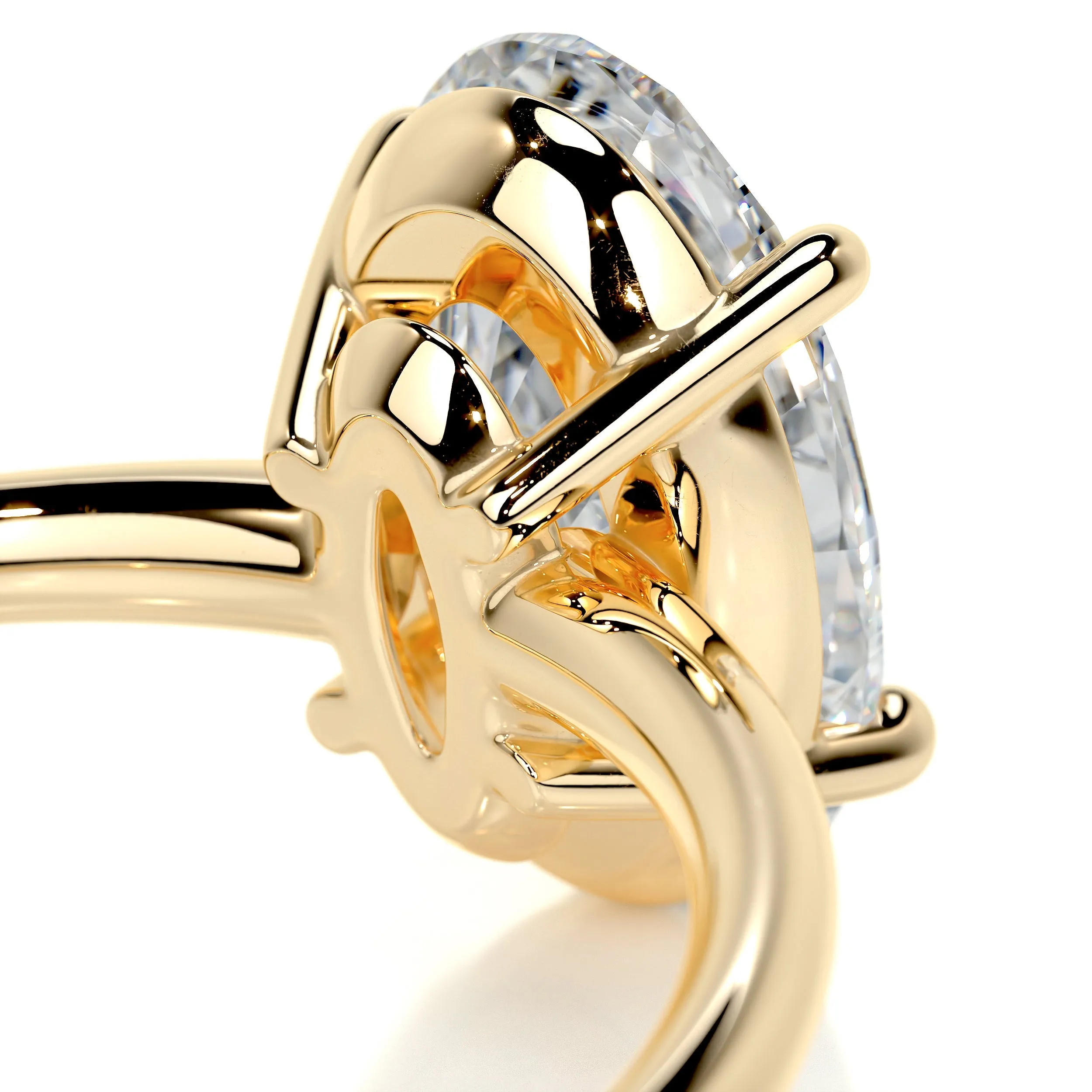 Adaline Diamond Engagement Ring   (1.5 Carat) -18K Yellow Gold (RTS)