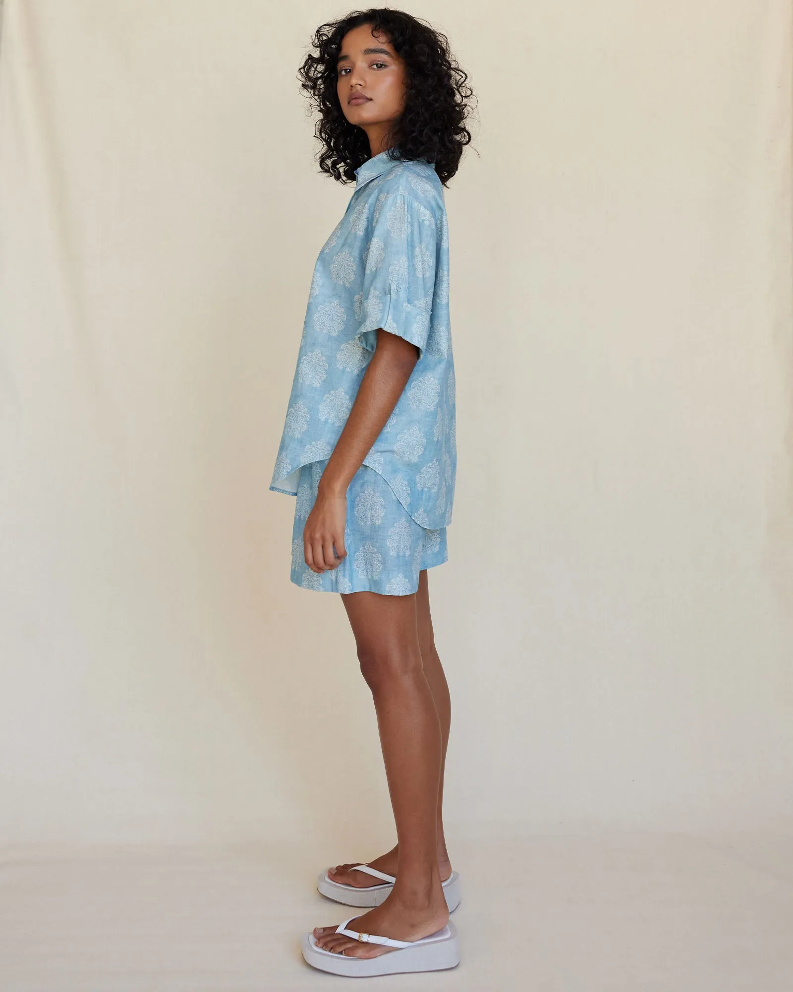 Anjali Linen Shorts