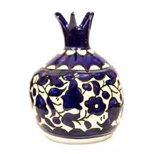 Armenian Ceramic Pomegranate Home Blessing. Bluenoemi Judaica Gifts