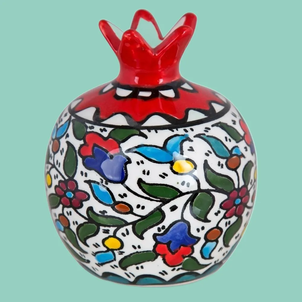 Armenian Ceramic Pomegranate Home Blessing. Bluenoemi Judaica Gifts