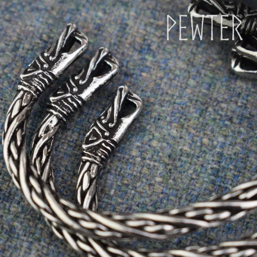 Asgard Small Dragon Bracelet – Pewter or Silver