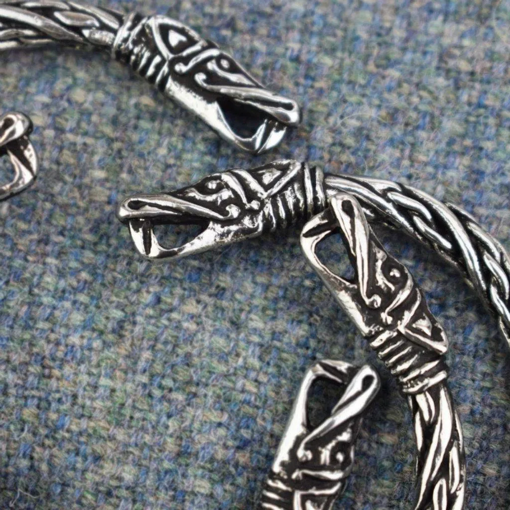 Asgard Small Dragon Bracelet – Pewter or Silver