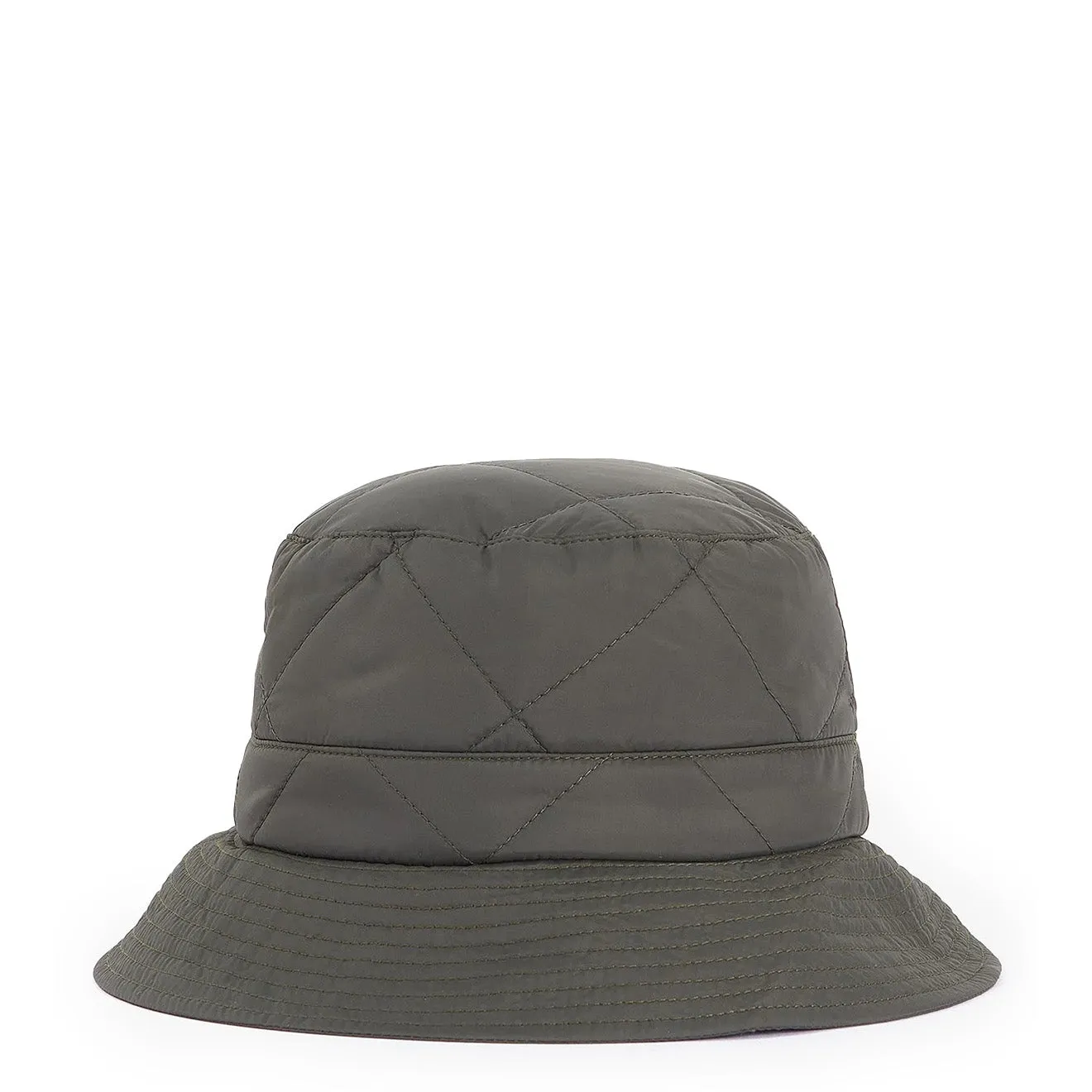 Barbour Burford Quilted Bucket Hat Olive