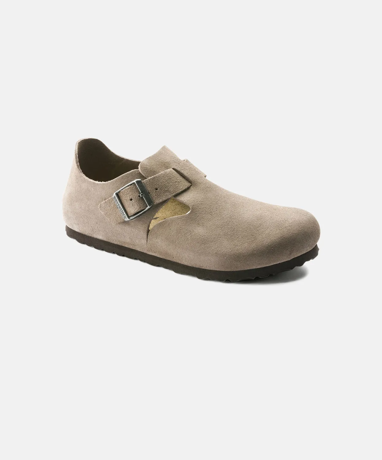 Birkenstock London Suede Leather Taupe Shoes