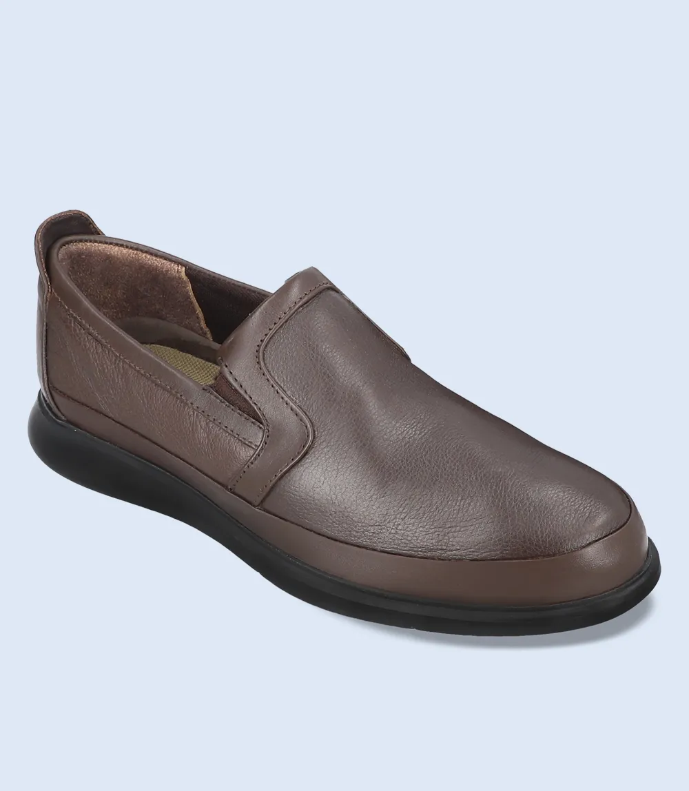 BM4212-BROWN-Men Comfort Life Style Shoes