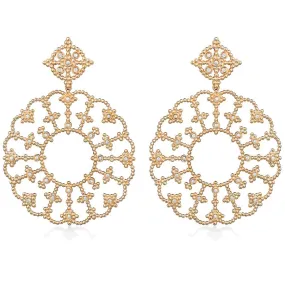 Carla Amorim - Me Leva - Drop Earrings with Diamonds, 18k Yellow Gold