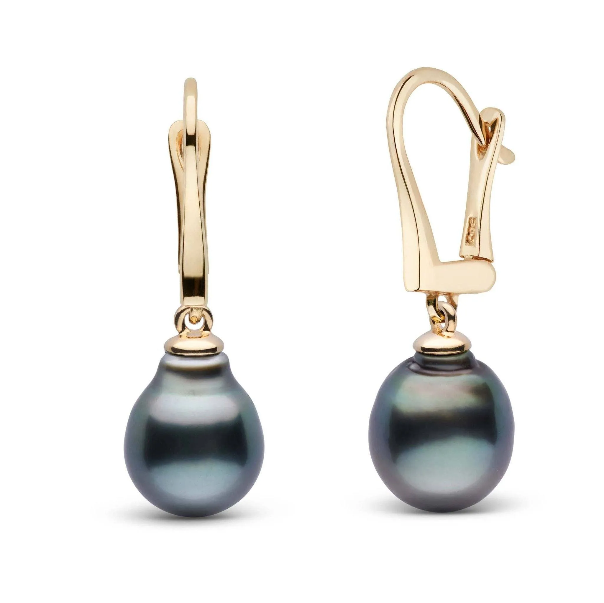 Classic Collection Tahitian Baroque 9.0-10.0 mm Pearl Dangle Earrings