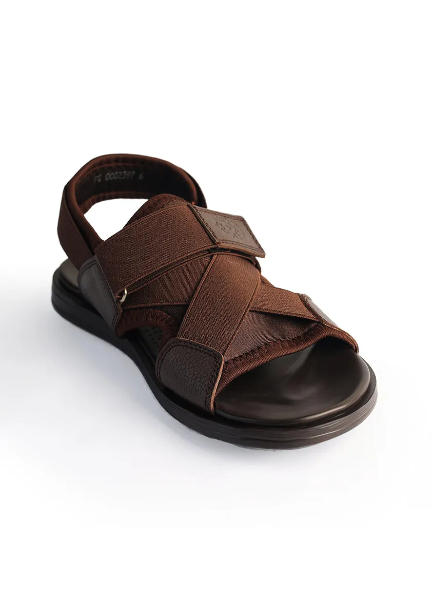 Classic Leather Brown Sandal