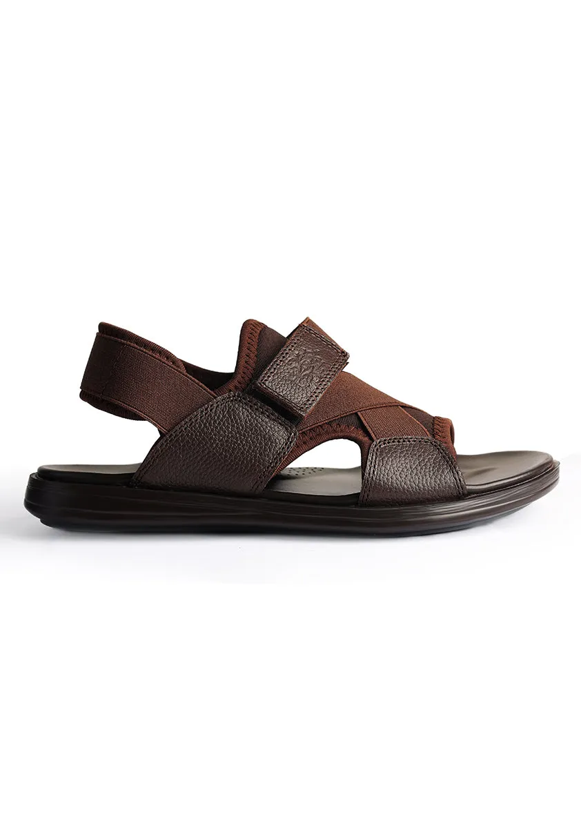 Classic Leather Brown Sandal