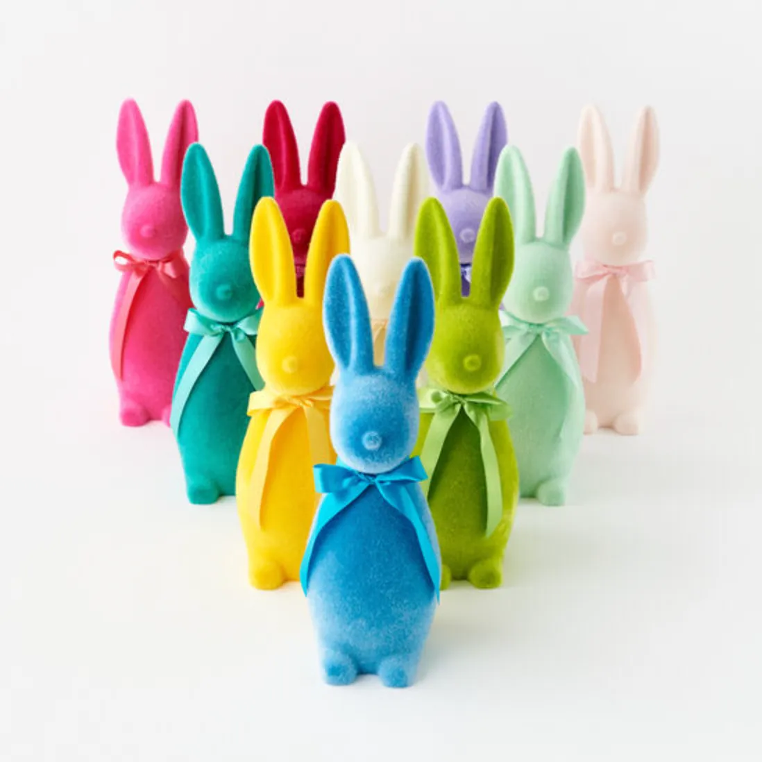 Classic Medium Flocked Bunny