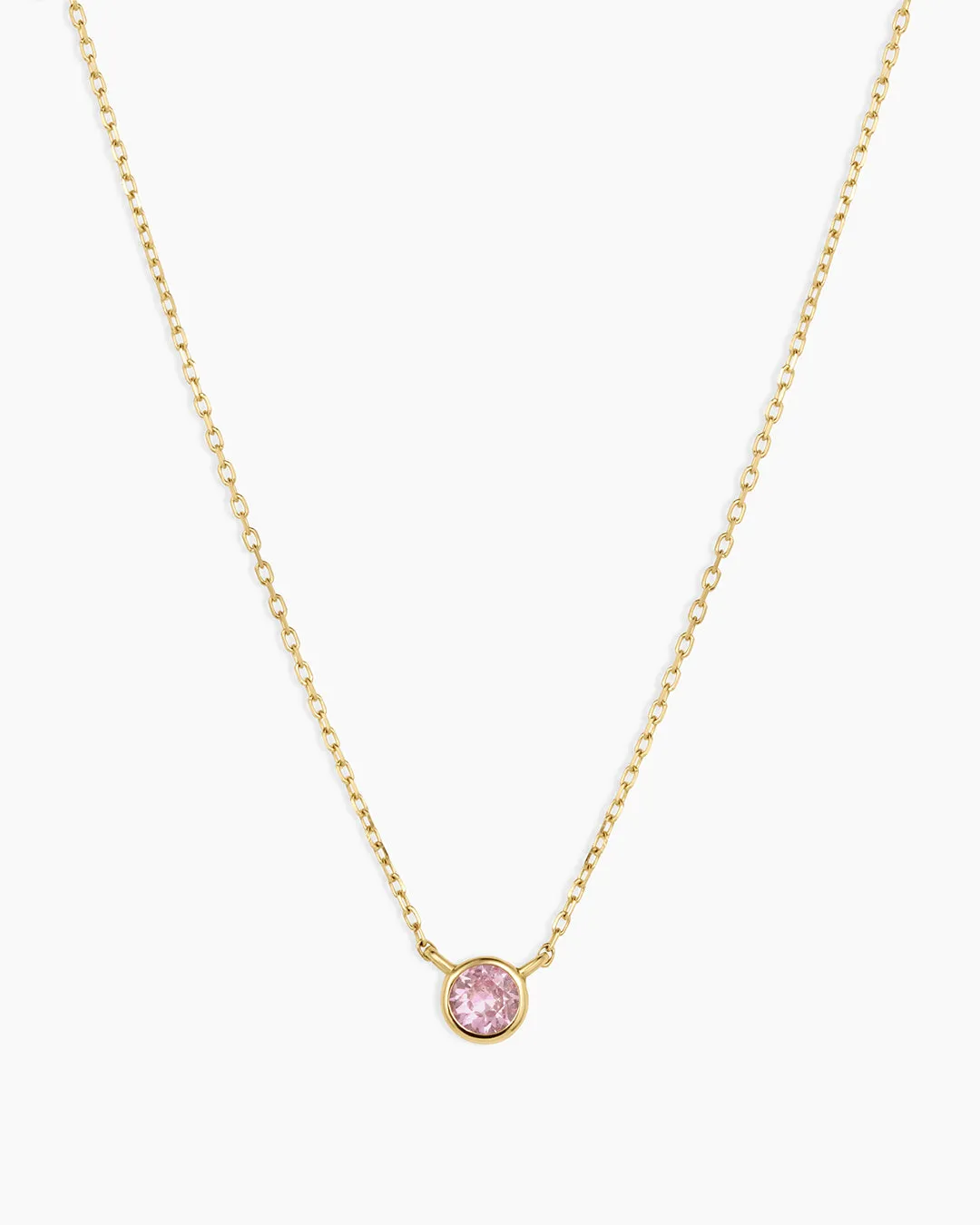 Classic Pink Sapphire Necklace