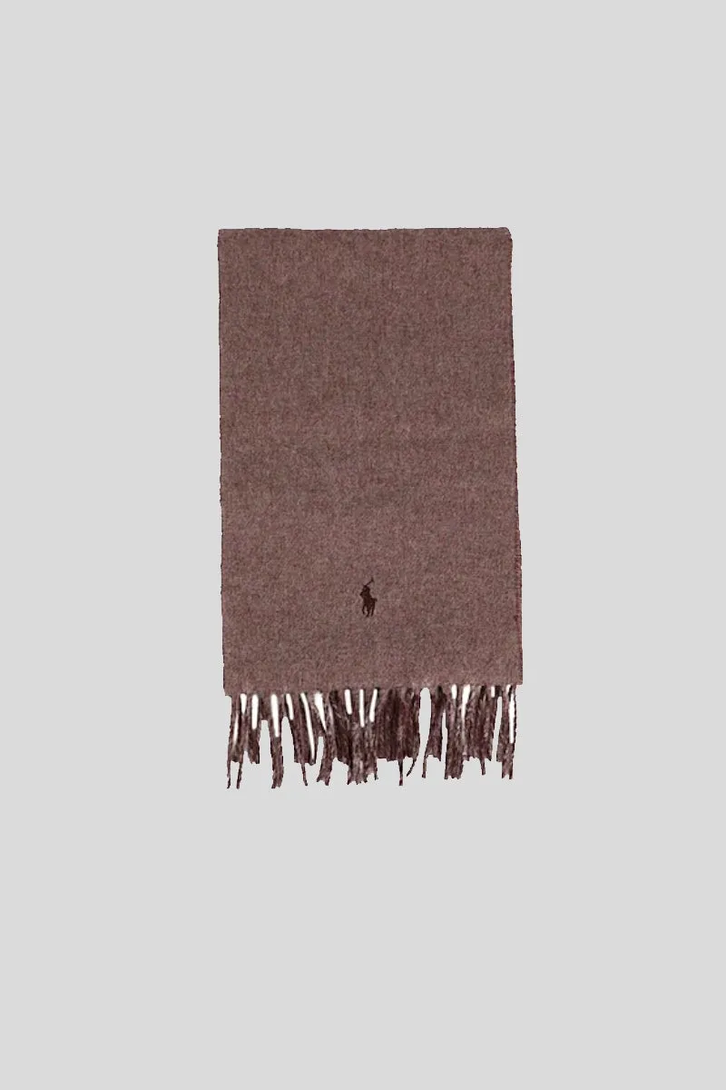 Classic Reversible Scarf - Nutmeg Brown