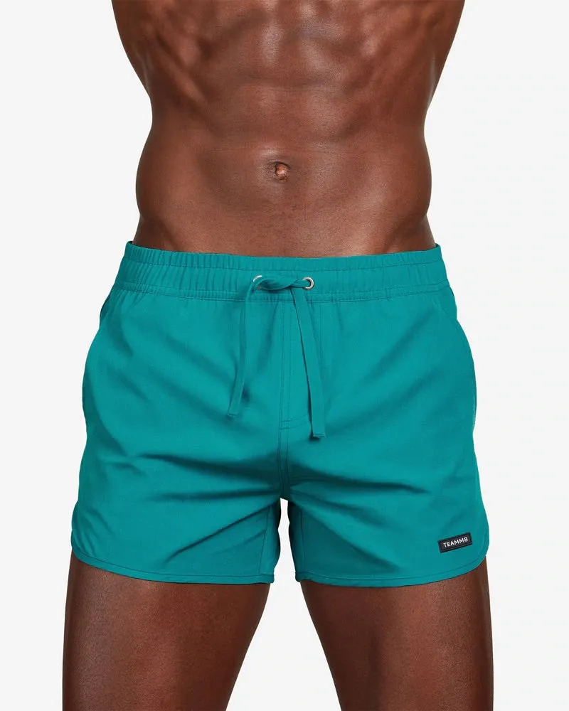 Classic Swim Trunk (Capri Blue)