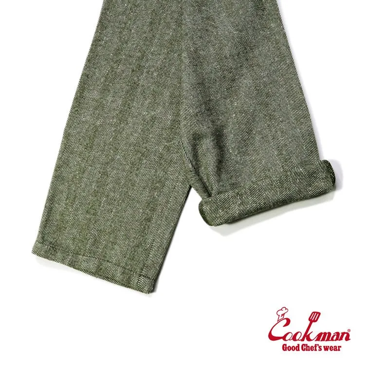 Cookman Chef Pants - Milk Tweed : Olive