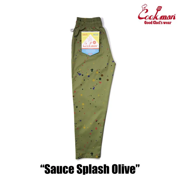 Cookman Chef Pants - Sauce Splash : Olive