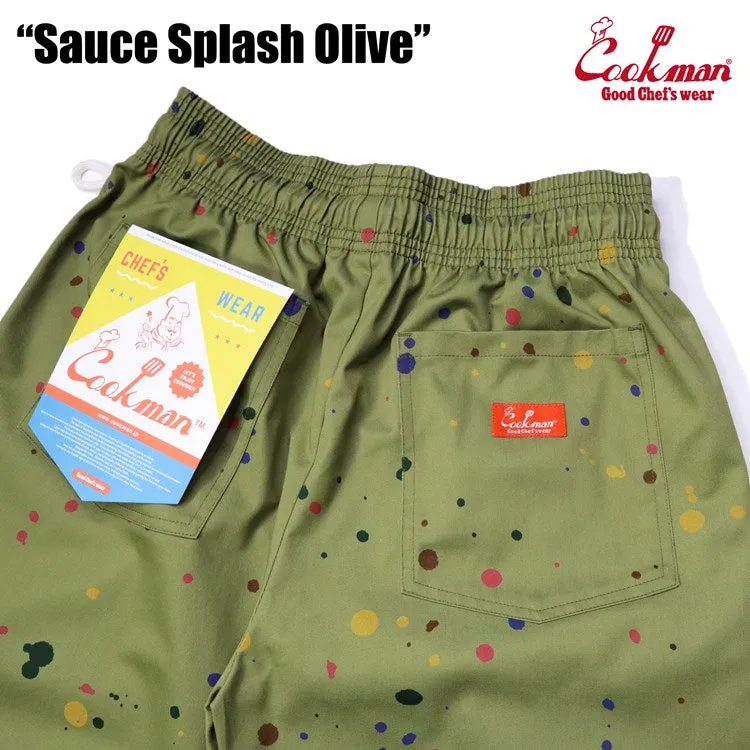 Cookman Chef Pants - Sauce Splash : Olive