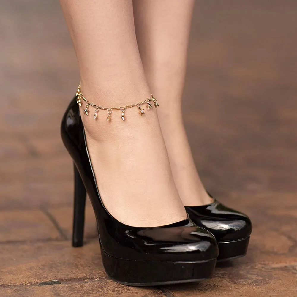 Dangling Stars Anklet