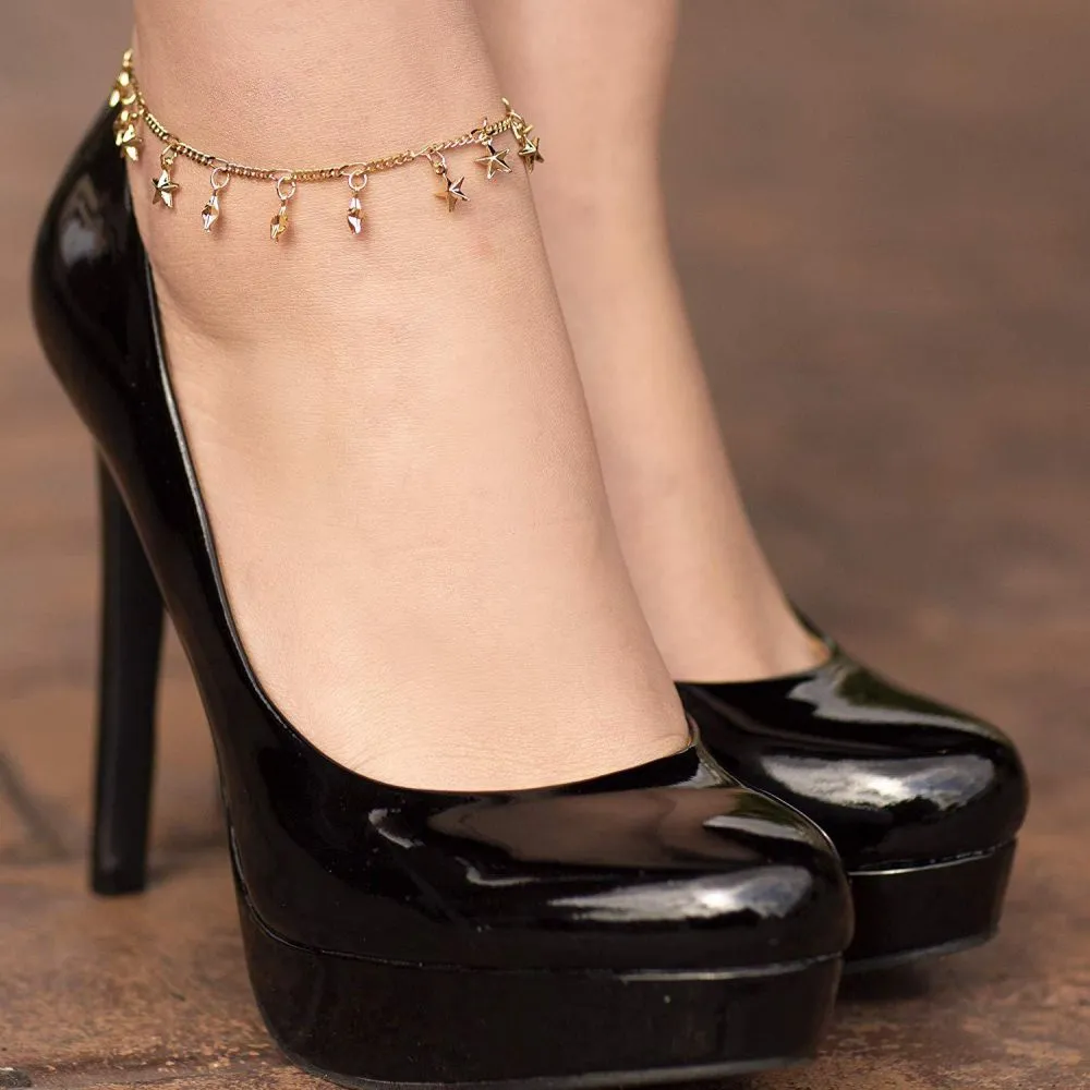 Dangling Stars Anklet