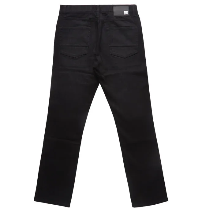 DC Worker Straight Denim - Black Wash