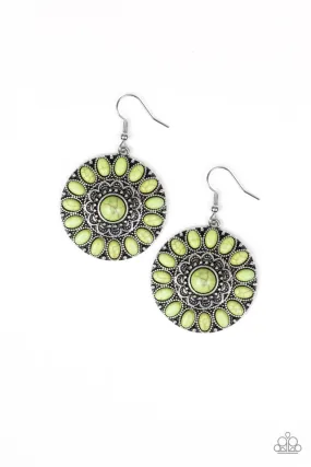 Desert Palette Green Earrings