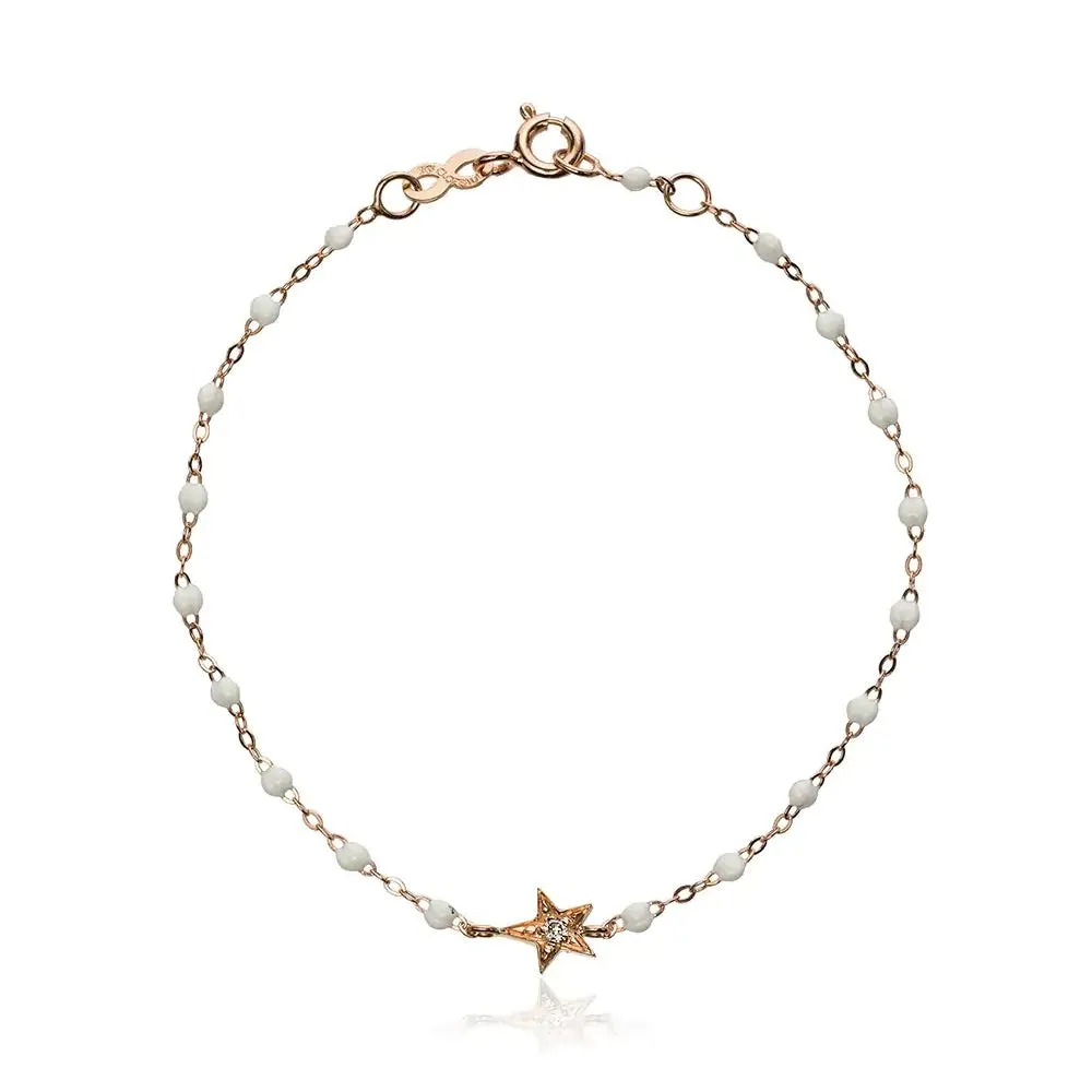 Diamond Star and Gold Bracelet