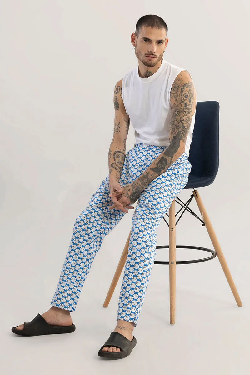 Dice Print Blue Pyjama