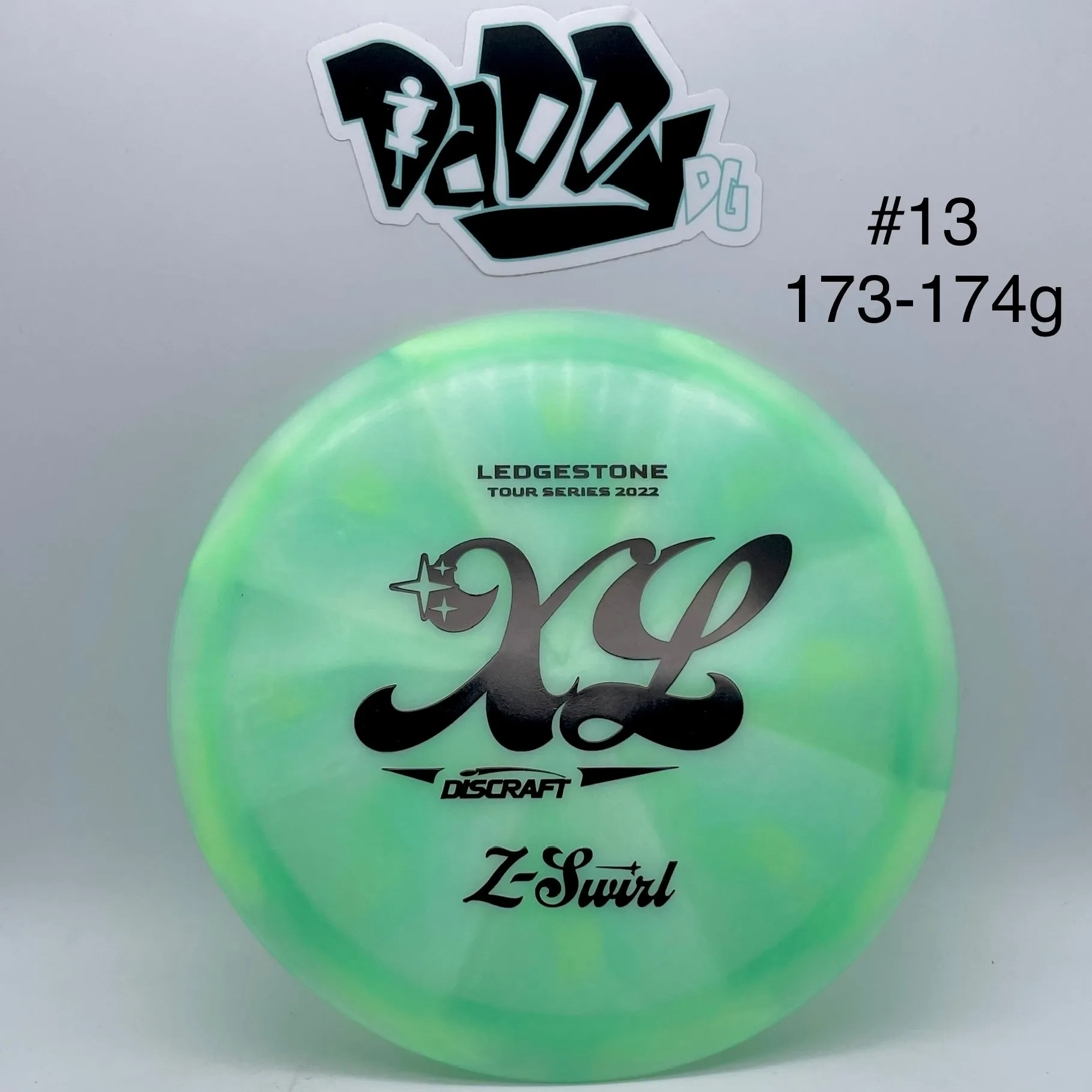 Discraft Z Swirl XL Ultra Long Control Driver with 2022 Ledgestone Stamp