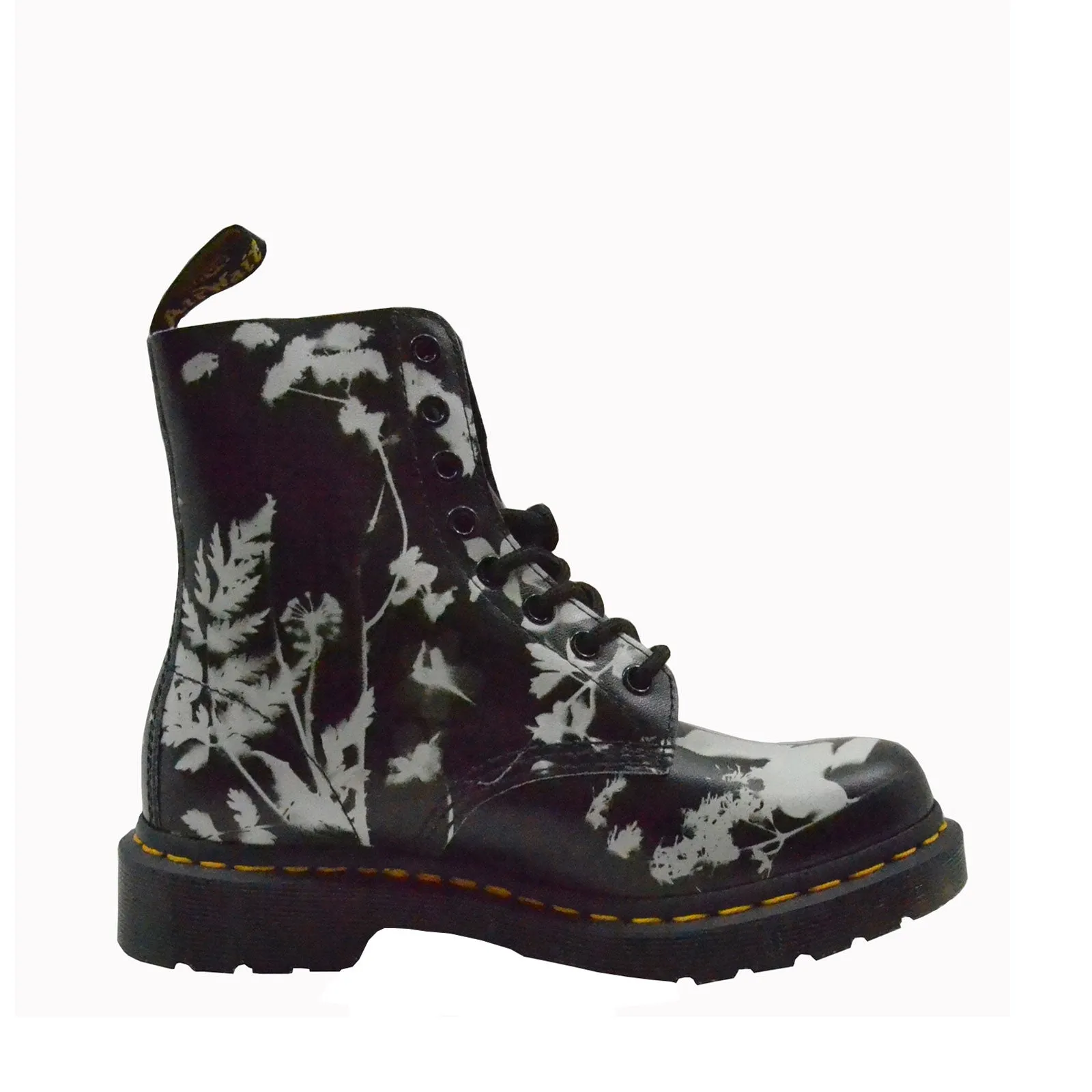 Dr. Martens 1460 Pascal 30862009 (Black / White Phantom Floral Shadow Backhand)