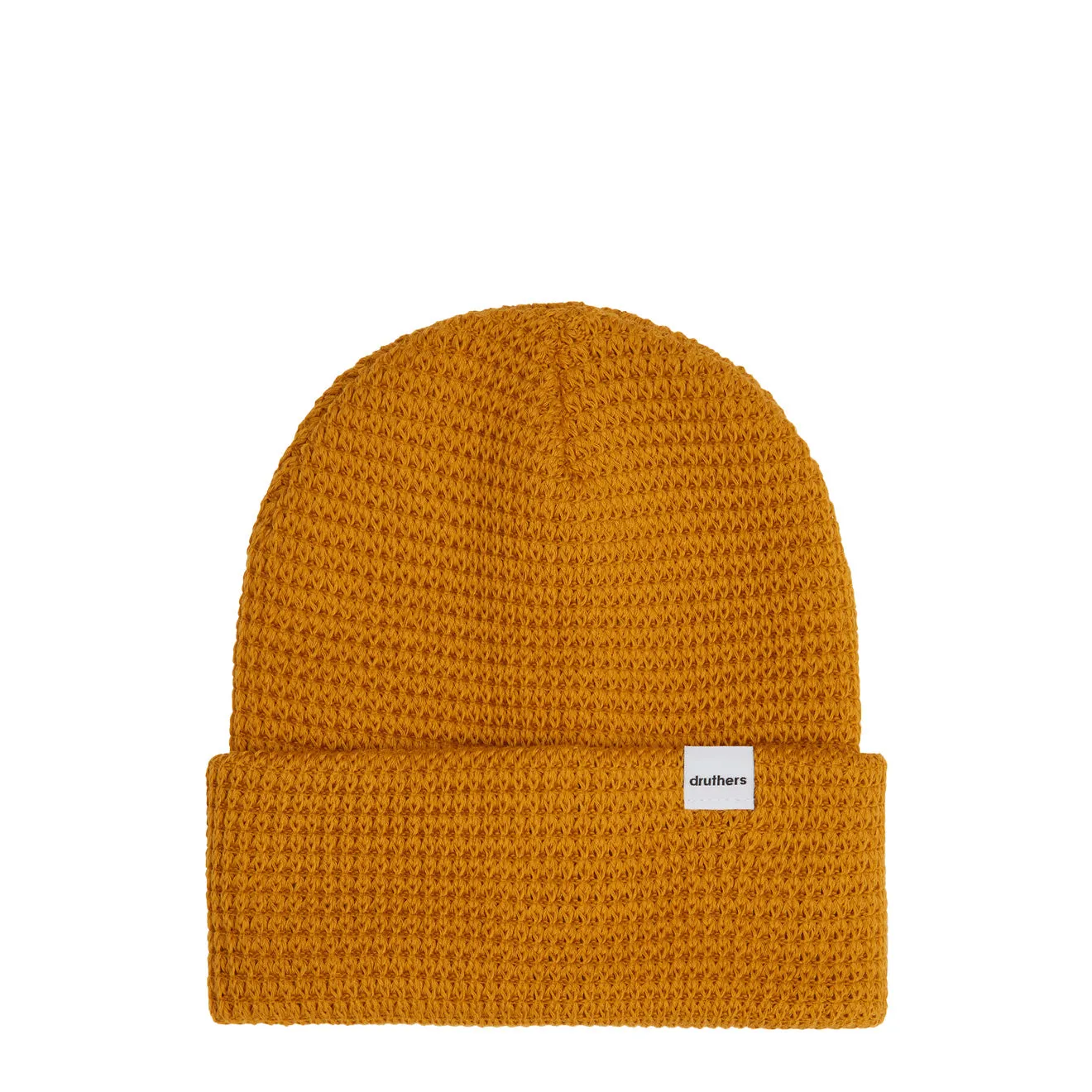 Druthers Waffle Knit Beanie Turmeric