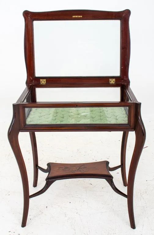 Dutch Marquetry Display Table, ca. 1890