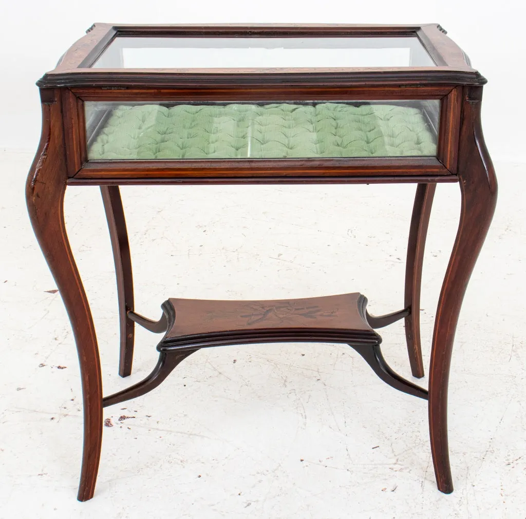 Dutch Marquetry Display Table, ca. 1890