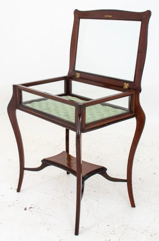 Dutch Marquetry Display Table, ca. 1890