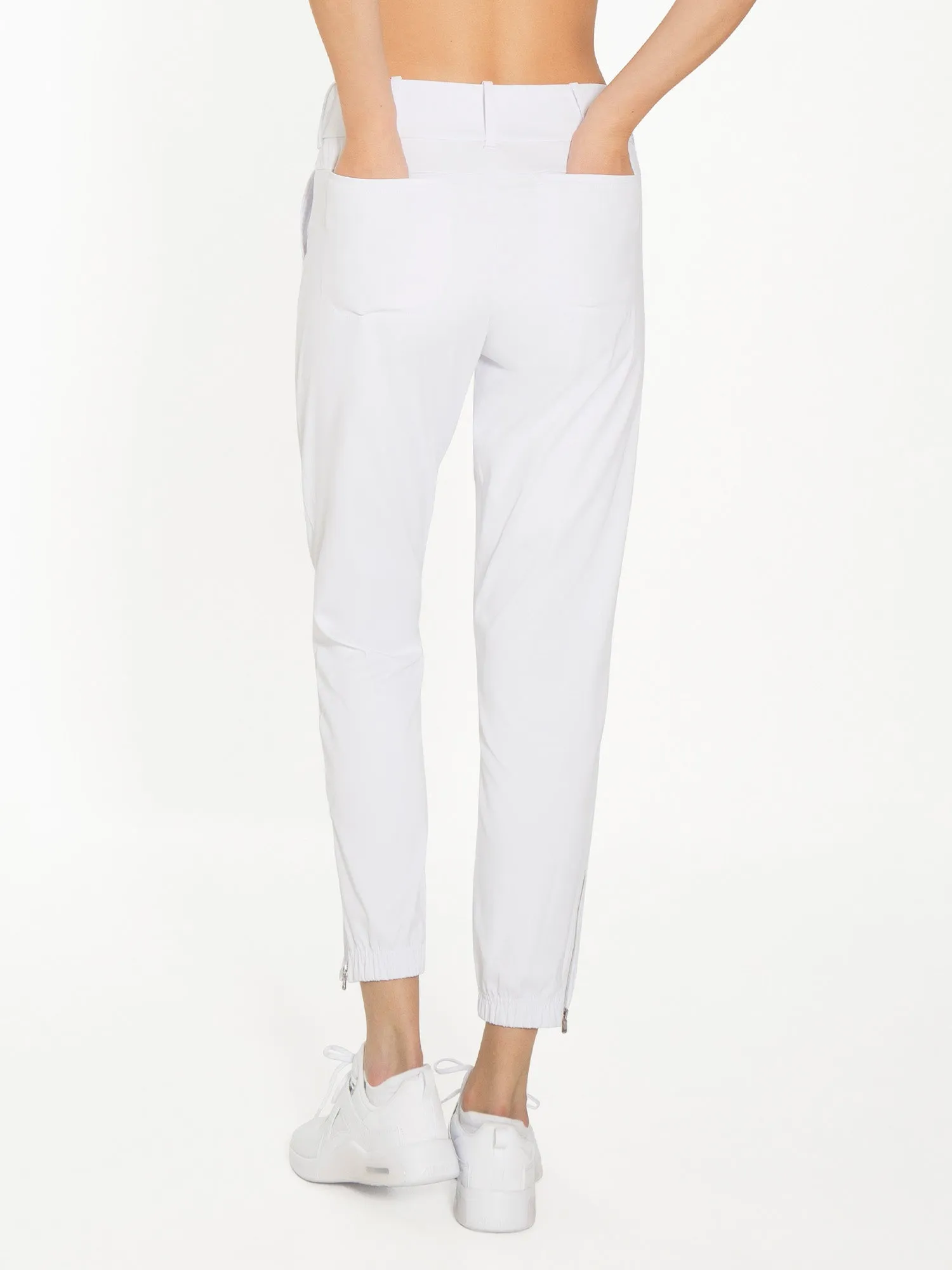 Easy Fit Active Pants - White