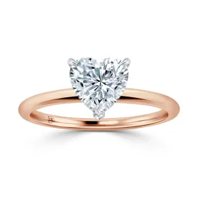 Edith - 18ct Rose Gold - Heart