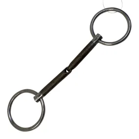 Fager 'Kasper' Sweet Iron Loose Ring Bradoon Bit in Stainless Steel - 13cm (5)