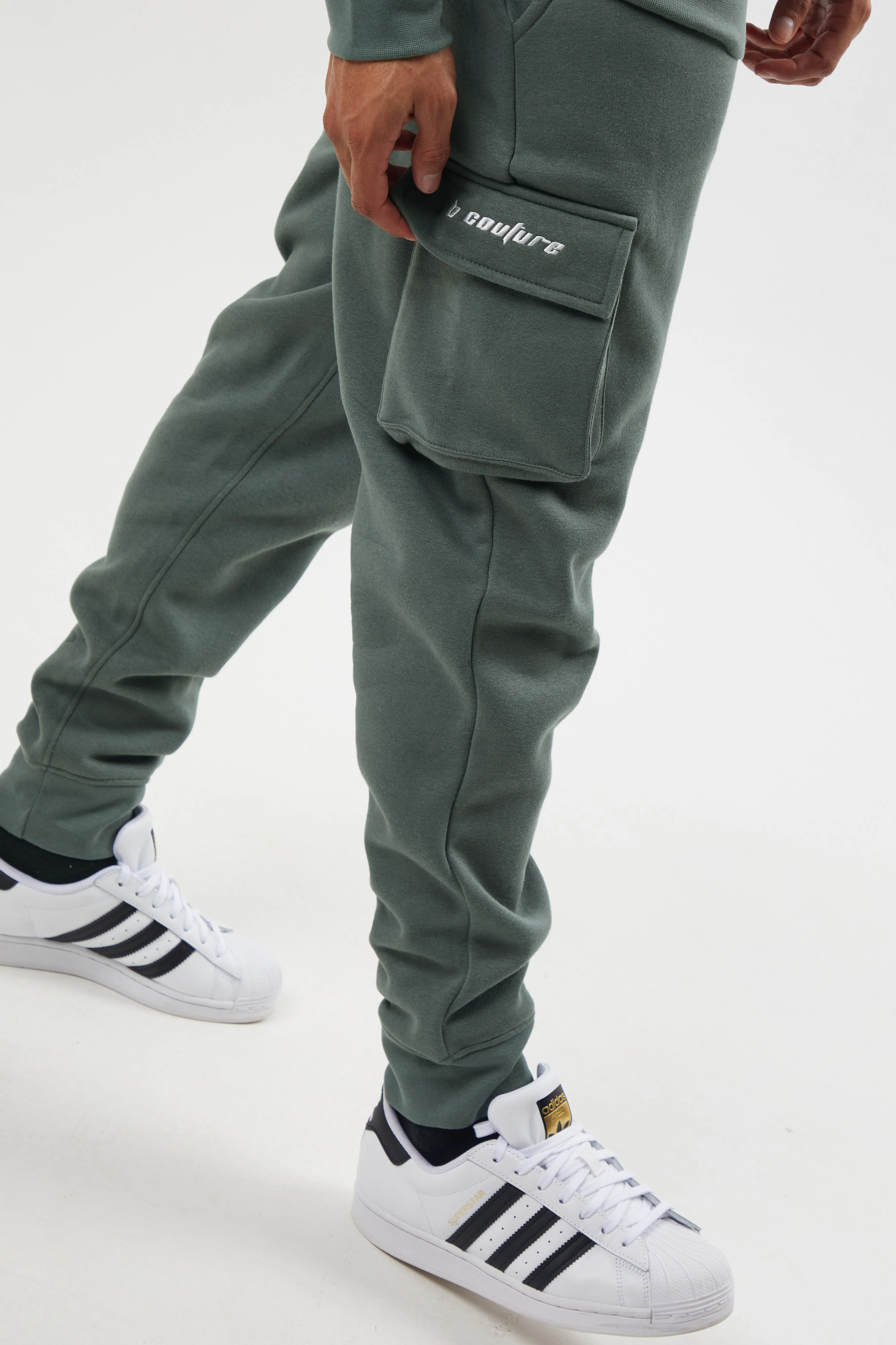 Field Place Cargo Fleece Jogger - Gun Metal