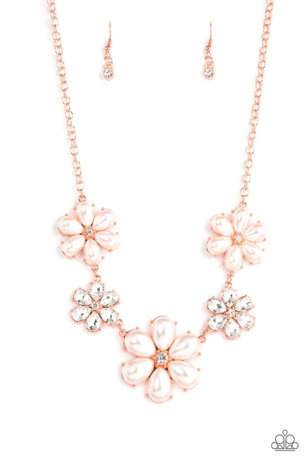 Fiercely Flowering - Copper Necklace