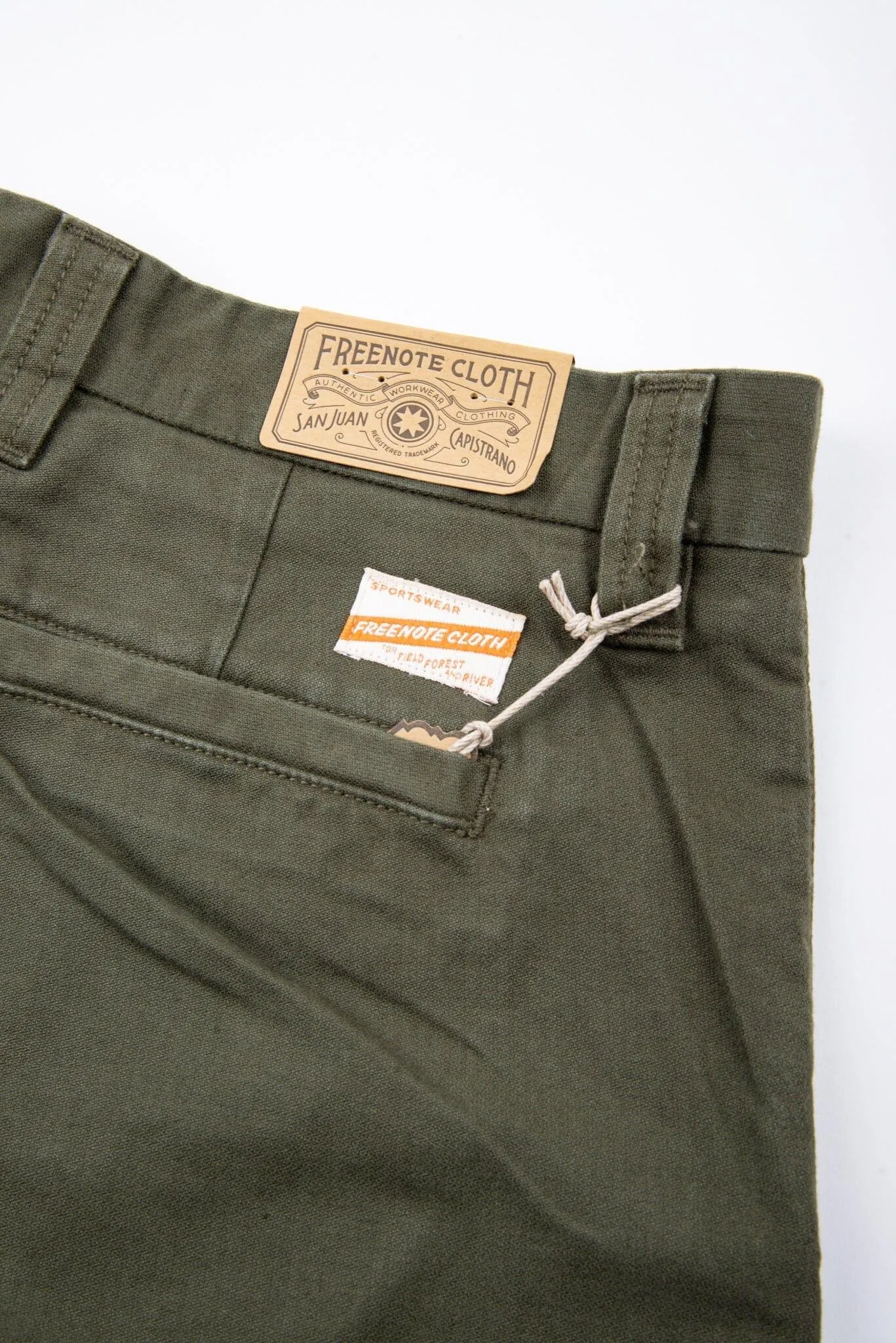 Freenote Cloth - Deck Pant in Olive