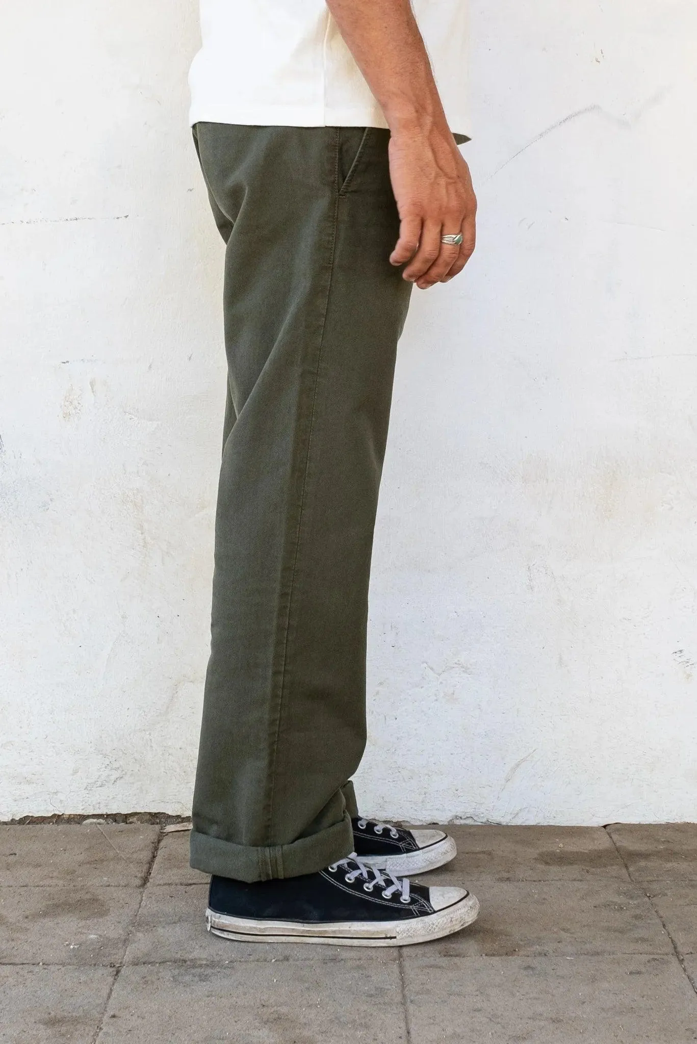 Freenote Cloth - Deck Pant in Olive