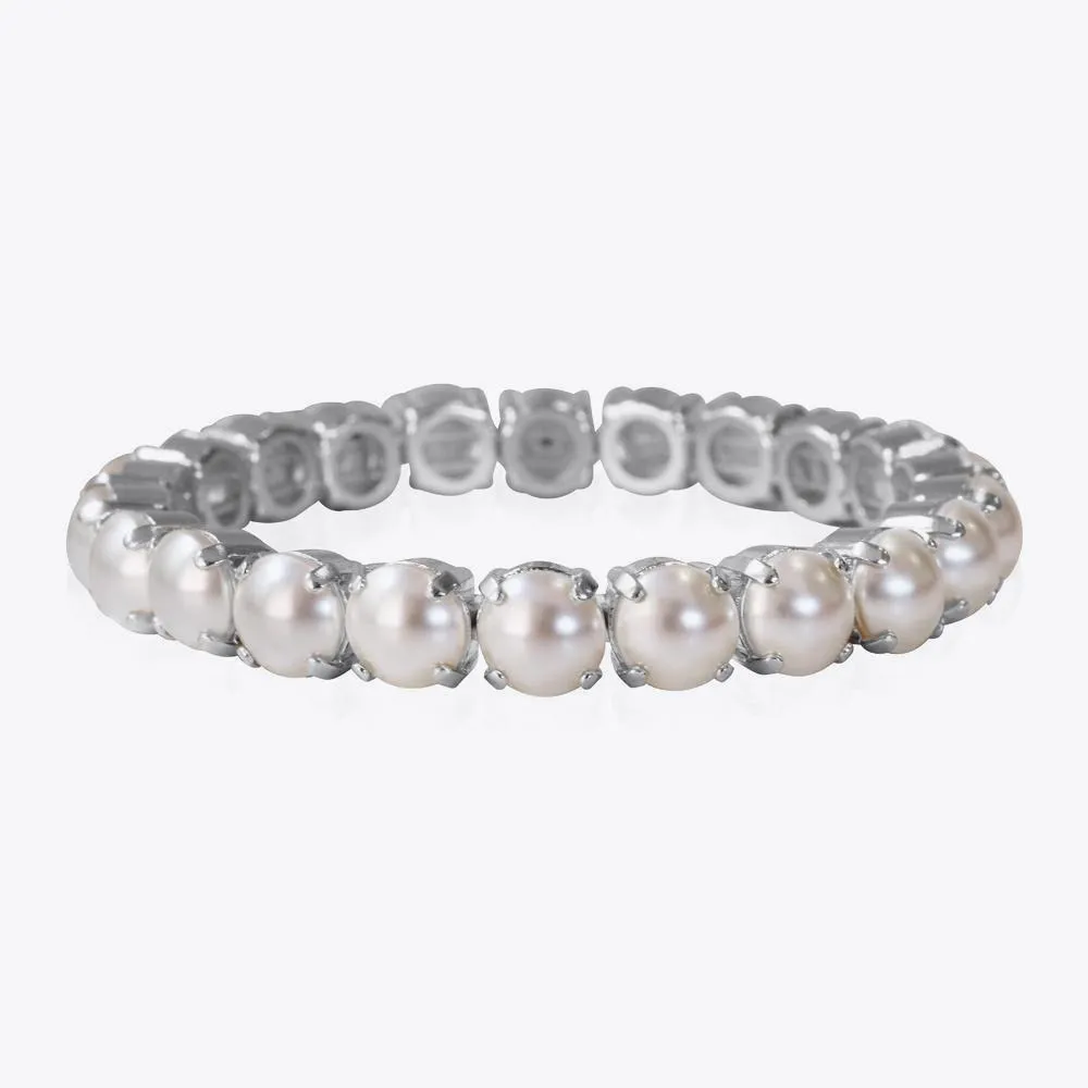 Gia Stud Bracelet / Pearl