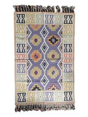 Hand Knotted Wool & Cotton RUG 59